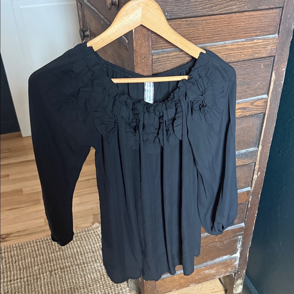 Elegant Black Women's Top